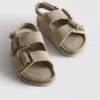 Double buckle-strap sandals