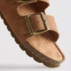 Double buckle strap sandals