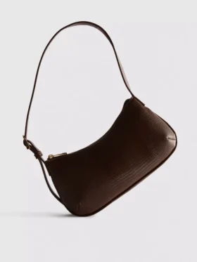 Double gusset shoulder bag