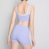 Double-layered active crop top Double-layered active crop top