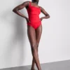 Draped detail molded control swimsuit Draped detail molded control swimsuit