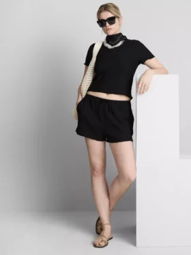 Drawstring crinkle shorts Drawstring crinkle shorts