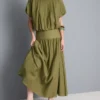 Dropped-waist midi skirt Dropped-waist midi skirt