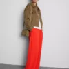 Elastic waist wide-leg pants Elastic waist wide-leg pants