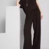 Elastic waist wide-leg pants Elastic waist wide-leg pants