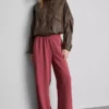 Elastic waist wide-leg pants Elastic waist wide-leg pants