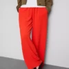 Elastic waist wide-leg pants Elastic waist wide-leg pants