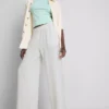 Elastic waist wide-leg pants Elastic waist wide-leg pants