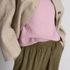 Elastic waist wide-leg pants Elastic waist wide-leg pants