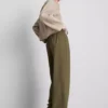 Elastic waist wide-leg pants Elastic waist wide-leg pants