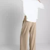 Elastic waist wide-leg pants Elastic waist wide-leg pants