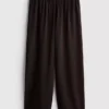 Elastic waist wide-leg pants Elastic waist wide-leg pants