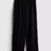Elastic waist wide-leg pants Elastic waist wide-leg pants