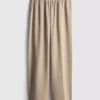 Elastic waist wide-leg pants Elastic waist wide-leg pants
