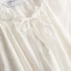 Embroidered balloon-sleeve blouse Embroidered balloon-sleeve blouse