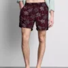 Embroidered palm tree swimming shorts Embroidered palm tree swimming shorts