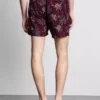 Embroidered palm tree swimming shorts Embroidered palm tree swimming shorts