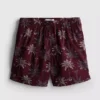 Embroidered palm tree swimming shorts Embroidered palm tree swimming shorts