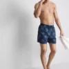 Embroidered sun swimming shorts Embroidered sun swimming shorts