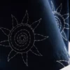 Embroidered sun swimming shorts Embroidered sun swimming shorts