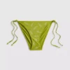 Embroidered tie side bikini bottoms Embroidered tie side bikini bottoms