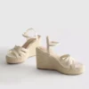 Espadrille wedge heeled sandals