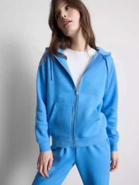 Essential zip-through hoodie