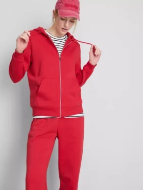 Essential zip-through hoodie