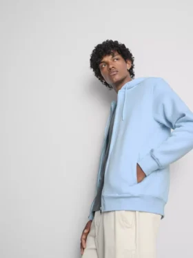 Essential zip-through hoodie
