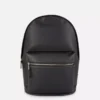 Faux leather backpack