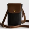 Faux leather phone bag