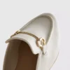 Faux leather snaffle bit mule loafers