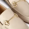 Faux leather snaffle loafers