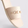 Faux leather snaffle sliders