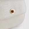 Faux leather snake crossbody bag
