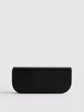 Faux leather sunglasses case