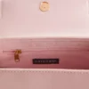 Faux leather top handle bag