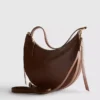 Faux suede moon shoulder bag Faux suede moon shoulder bag