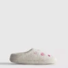 Fleece heart slippers Fleece heart slippers