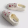 Fleece heart slippers Fleece heart slippers