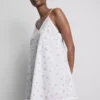 Floral cotton dobby chemise Floral cotton dobby chemise