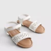 Floral lasercut sandals