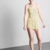 Floral ribbed cami pajama top Floral ribbed cami pajama top