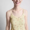 Floral ribbed cami pajama top Floral ribbed cami pajama top