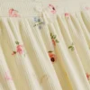 Floral ribbed printed pajama shorts Floral ribbed printed pajama shorts