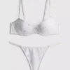 Floral satin push-up undergarment set Floral satin push-up undergarment set