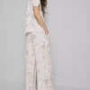 Floral wide leg pajama bottoms Floral wide leg pajama bottoms