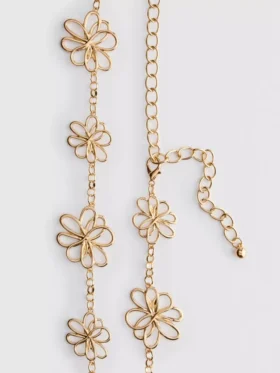 Flower chain belt