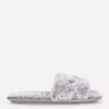 Fluffy crossband slippers Fluffy crossband slippers