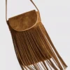 Fringed phone holder bag
